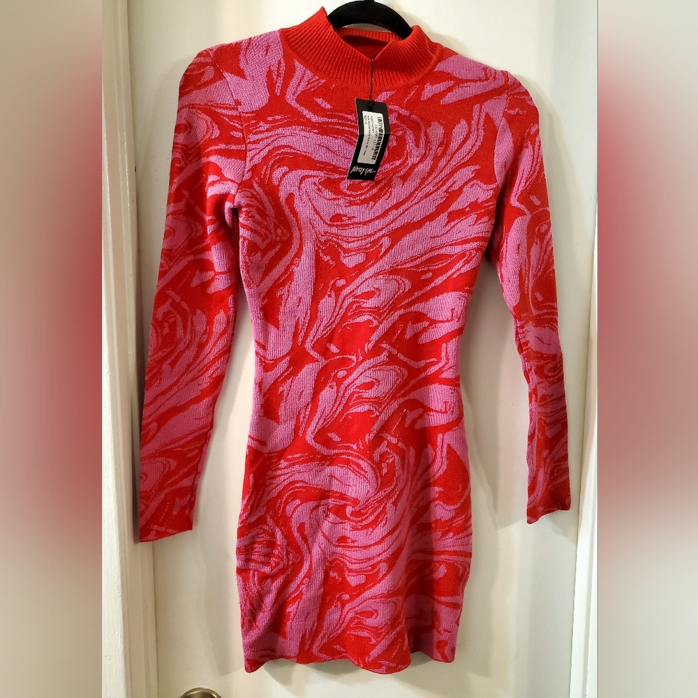 Nasty gal sweater dress size 6